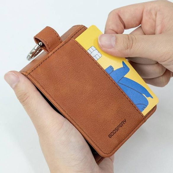 Mercury Basic Diary tok Samsung Galaxy Z Flip7 - világos barna