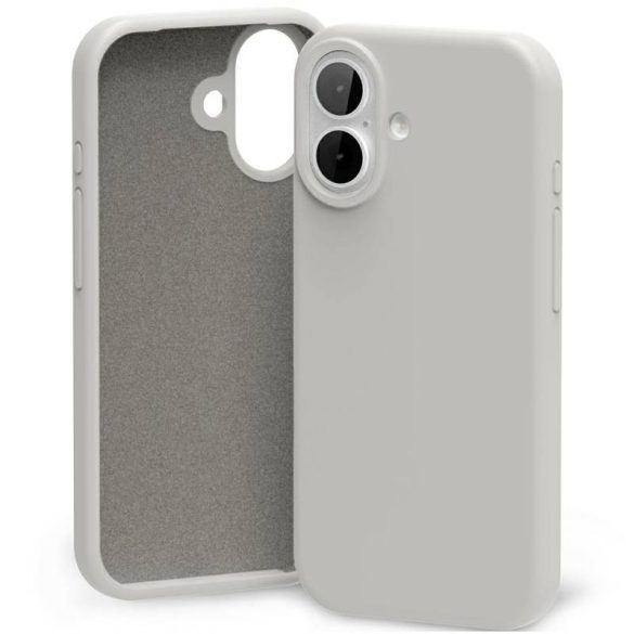 Mercury Silicone tok iPhone 17 - világosszürke