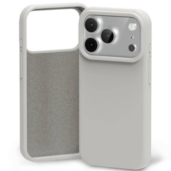 Mercury Silicone tok iPhone 17 Pro - világosszürke