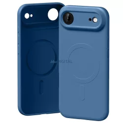   Mercury Semi-Silicone MagSafe-kompatibilis tok iPhone Air - kék