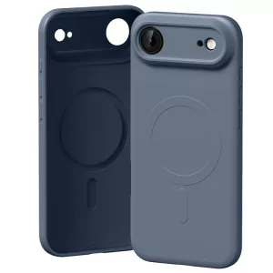 Mercury Semi-Silicone MagSafe-kompatibilis tok iPhone Air - szürkéskék