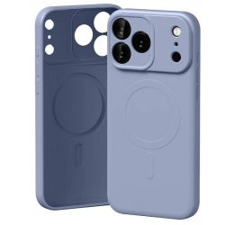   Mercury Semi-Silicone MagSafe-kompatibilis tok iPhone 17 Pro Max - lila