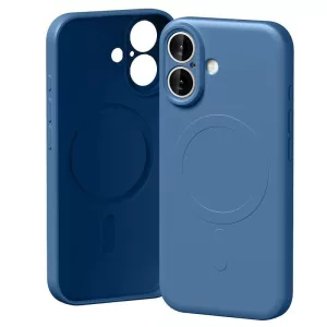 Mercury Semi-Silicone MagSafe-kompatibilis tok iPhone 17 - kék