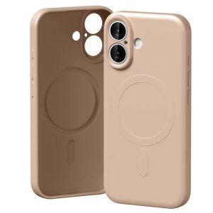 Mercury Semi-Silicone MagSafe-kompatibilis tok iPhone 17 - pasztell rózsaszín