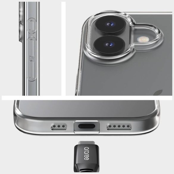 Araree A Fit tok iPhone 17 átlátszóhoz