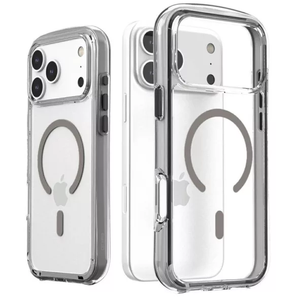 Araree Duple M Air MagSafe tok iPhone 17 Pro Max szürke