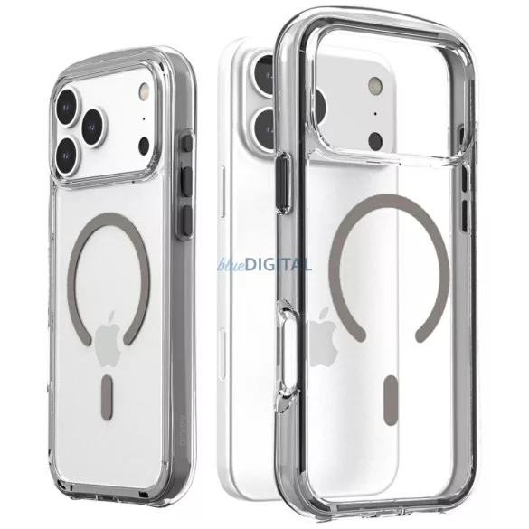 Araree Duple M Air MagSafe tok iPhone 17 Pro Max szürke