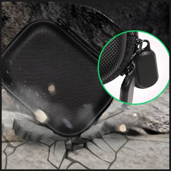 Univerzális fülhallgató tok Araree hordtáska kicsi fekete