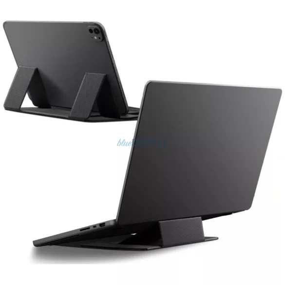 Spigen LD201-S8 Slimfold laptop- és tablet-állvány - szürke
