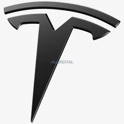   Spigen Front Emblem logó-takaró Tesla Model Y (Juniper) - fekete