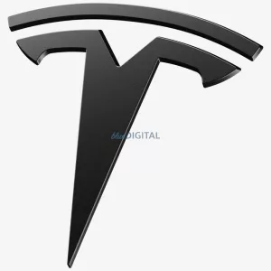Spigen Front Emblem logó-takaró Tesla Model Y (Juniper) - fekete