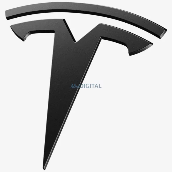 Spigen Front Emblem logó-takaró Tesla Model Y (Juniper) - fekete