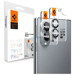Spigen Optik Pro HD Glas.TR EZ FIT kamera lencsevédő Samsung Galaxy Z Fold8 - fekete (2 db)