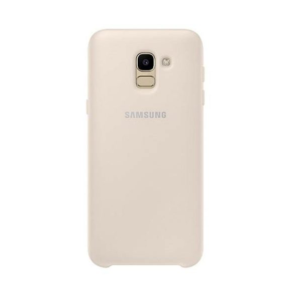 Tok Samsung EF-PJ600CF J6 2018 J600 arany kétrétegű tok