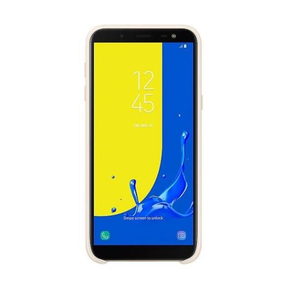 Tok Samsung EF-PJ600CF J6 2018 J600 arany kétrétegű tok