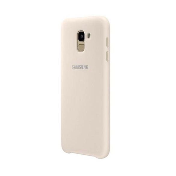 Tok Samsung EF-PJ600CF J6 2018 J600 arany kétrétegű tok