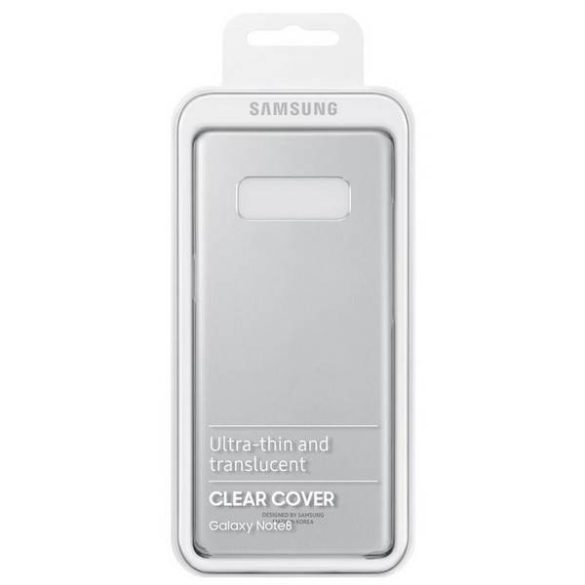 Tok Samsung EF-QN950CV Note 8 N950 szürke Clear Cover tok