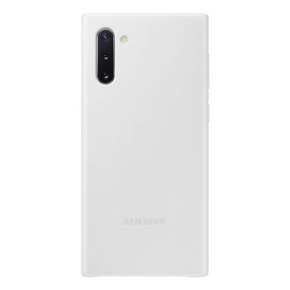 Tok Samsung EF-VN970LW Note 10 N970 fehér bőr tok