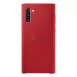 Tok Samsung EF-VN970LR Note 10 N970 piros bőr tok