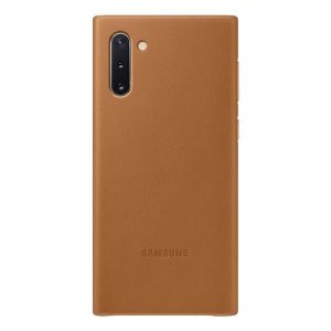 Tok Samsung EF-VN970LA Note 10 N970 N970 camel bőr tok