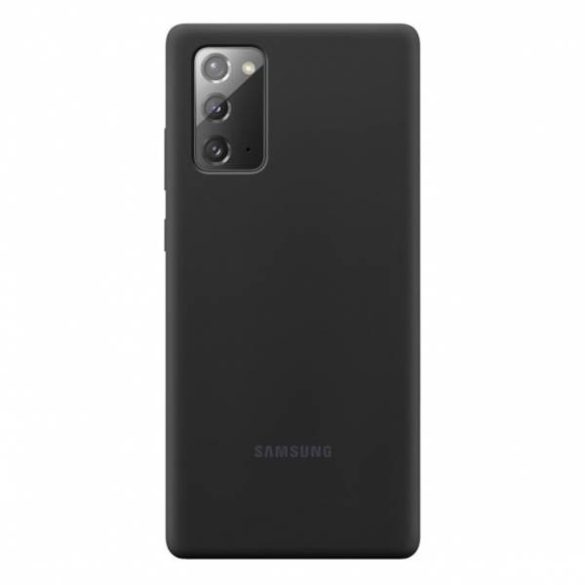 Tok Samsung EF-PN980TB Note 20 N980 fekete szilikon tok