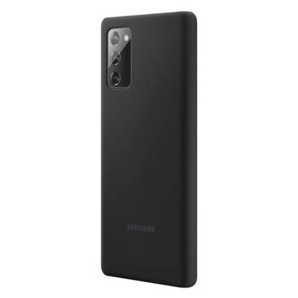 Tok Samsung EF-PN980TB Note 20 N980 fekete szilikon tok