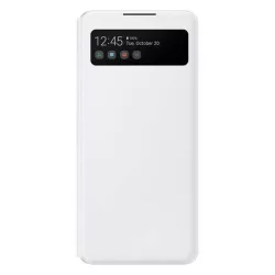   Tok Samsung EF-EA426PW A42 5G fehér S View tok pénz-és kártyatartóval