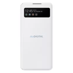   Tok Samsung EF-EA426PW A42 5G fehér S View tok pénz-és kártyatartóval