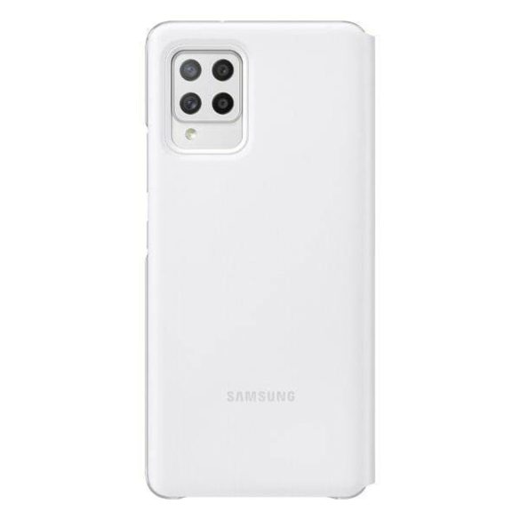 Tok Samsung EF-EA426PW A42 5G fehér S View tok pénz-és kártyatartóval