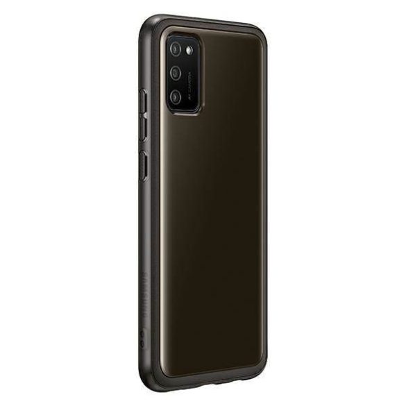 Tok Samsung EF-QA026TB A02s Clear Cover fekete tok