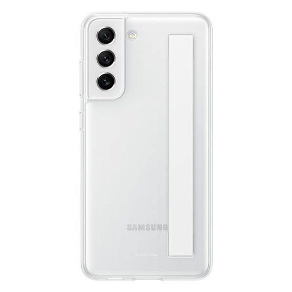 Tok Samsung EF-XG990CWEGWW S21 FE 5G G990 fehér tok vékony pánttal