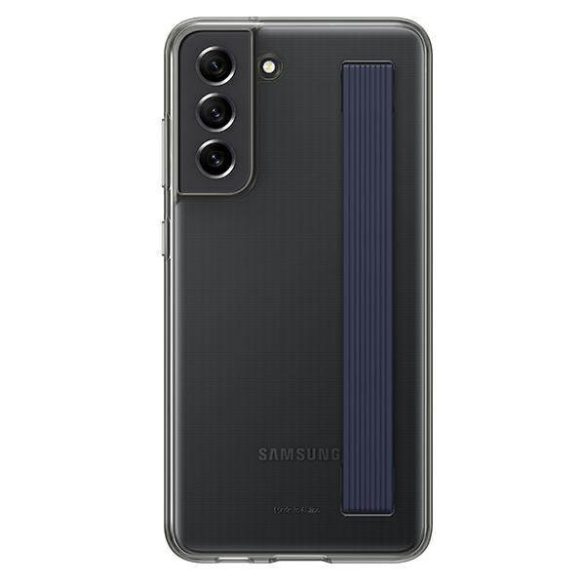 Tok Samsung EF-XG990CBEGWW S21 FE 5G G990 fekete tok vékony pánttal