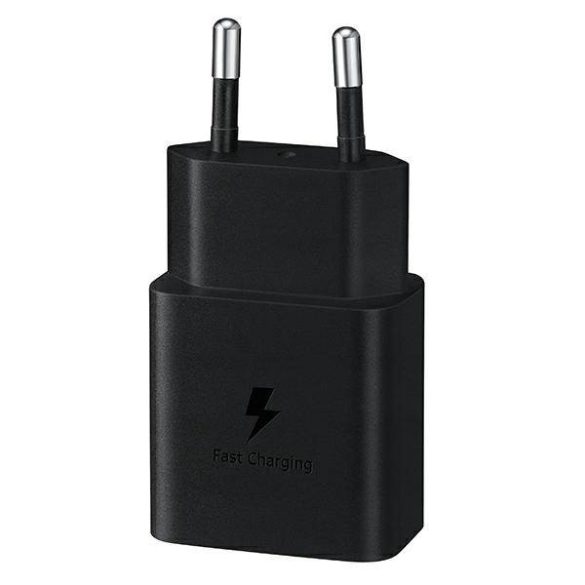 Samsung töltő EP-T1510XB 15W gyorstöltés + kábel USB-C/USB-C fekete