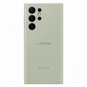 Samsung EF-PS908TMEGWW Silicone tok Samsung Galaxy S22 Ultra - olívazöld