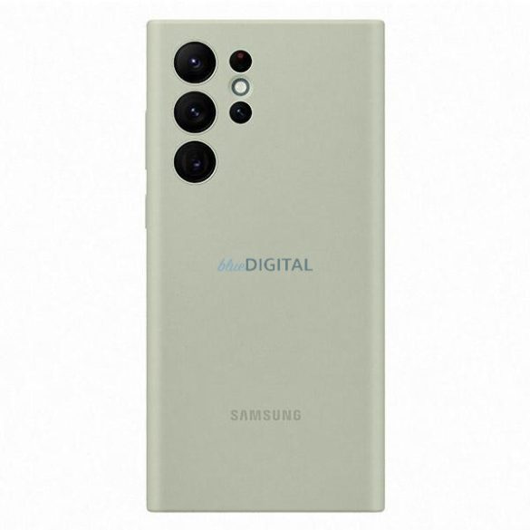 Samsung EF-PS908TMEGWW Silicone tok Samsung Galaxy S22 Ultra - olívazöld