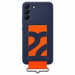   Tok Samsung EF-GS906TN S22+ S906 kék szilikon Cover pántos tok