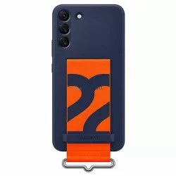   Tok Samsung EF-GS906TN S22+ S906 kék szilikon Cover pántos tok