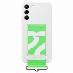   Tok Samsung EF-GS906TW S22+ S906 fehér szilikon Cover pántos tok