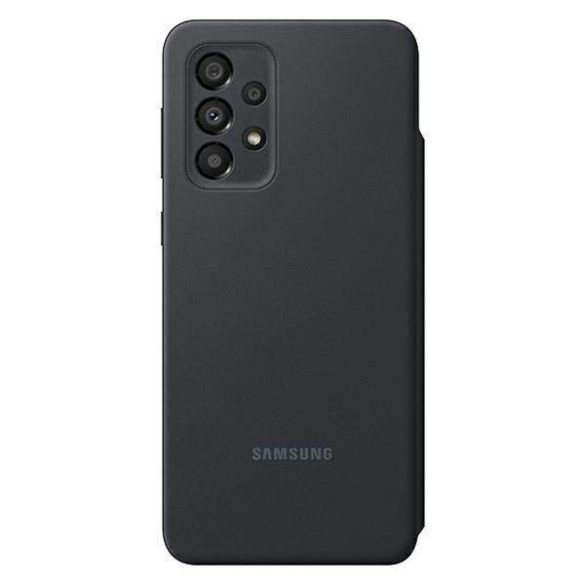 Tok Samsung EF-EA336PB A33 5G A336 fekete S View tok pénz-és kártyatartóval