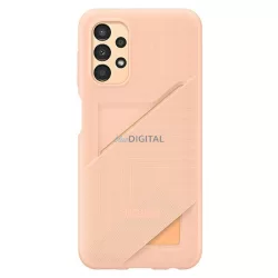   Tok Samsung EF-OA135TP A13 A135 őszibarack kártyatartós tok
