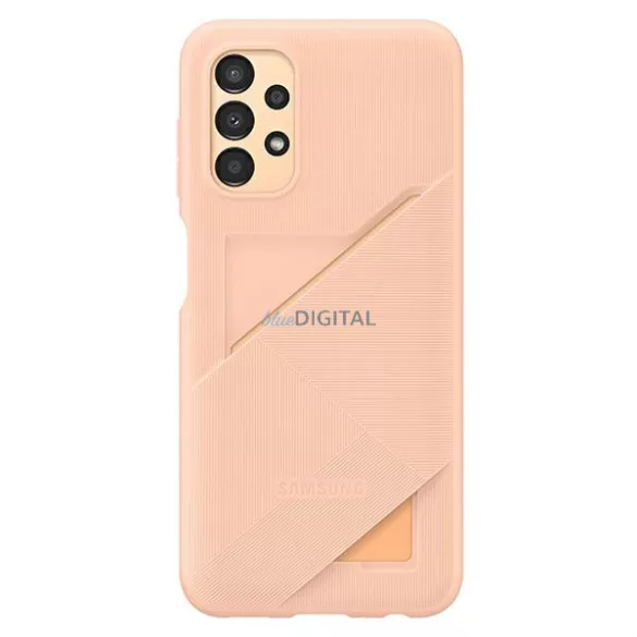 Tok Samsung EF-OA135TP A13 A135 őszibarack kártyatartós tok