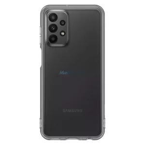 Samsung EF-QA235TBEGWW A23 5GA235 fekete/fekete puha átlátszó borítás