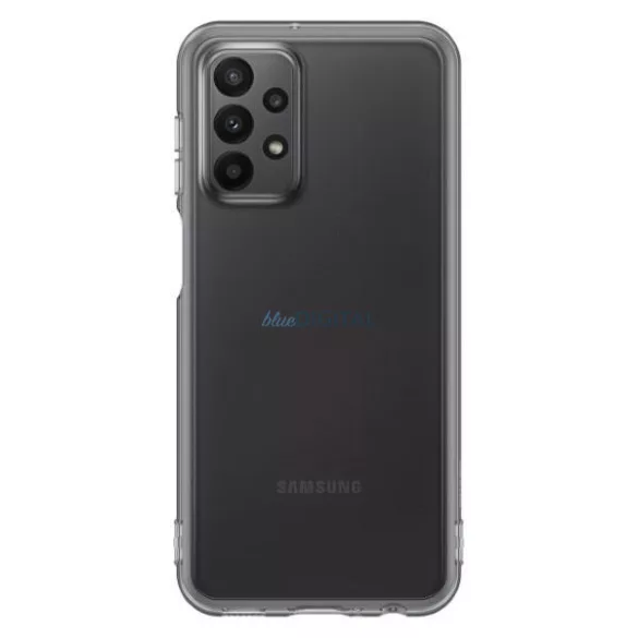 Samsung EF-QA235TBEGWW A23 5GA235 fekete/fekete puha átlátszó borítás