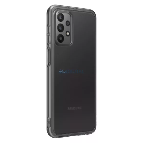 Samsung EF-QA235TBEGWW A23 5GA235 fekete/fekete puha átlátszó borítás
