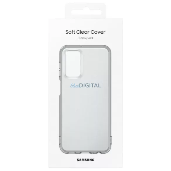 Samsung EF-QA235TBEGWW A23 5GA235 fekete/fekete puha átlátszó borítás