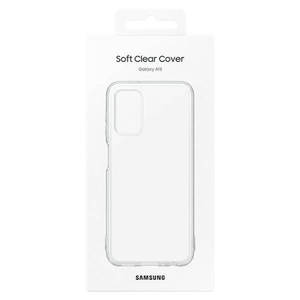 Tok Samsung EF-QA135TT A13 A135 A135 átlátszó puha Clear Cover tok