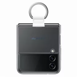  Tok Samsung EF-OF721CTEGWW Z Flip 4 átlátszó tok gyűrűs állvánnyal