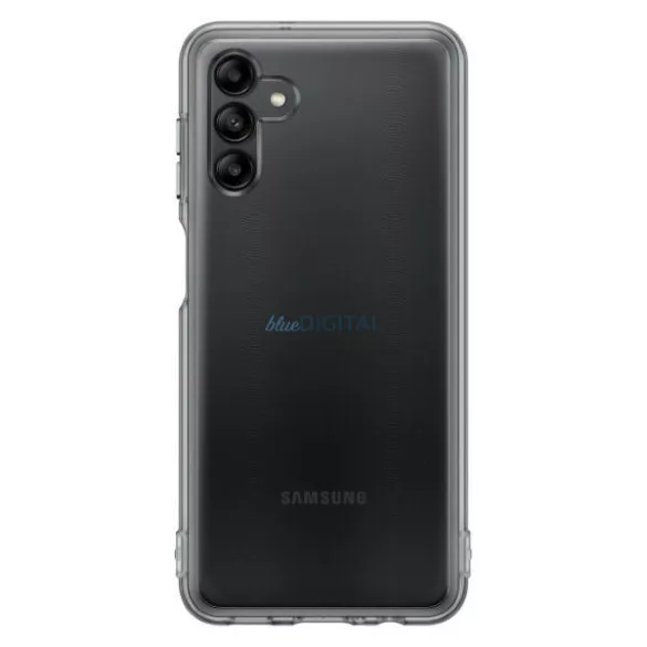 Samsung EF-QA047TBEGWW A04s A047 fekete/fekete puha átlátszó borítás