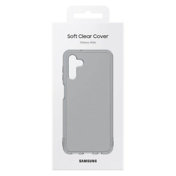 Tok Samsung EF-QA047TBEGWW A04s A047 Clear Cover puha fekete tok