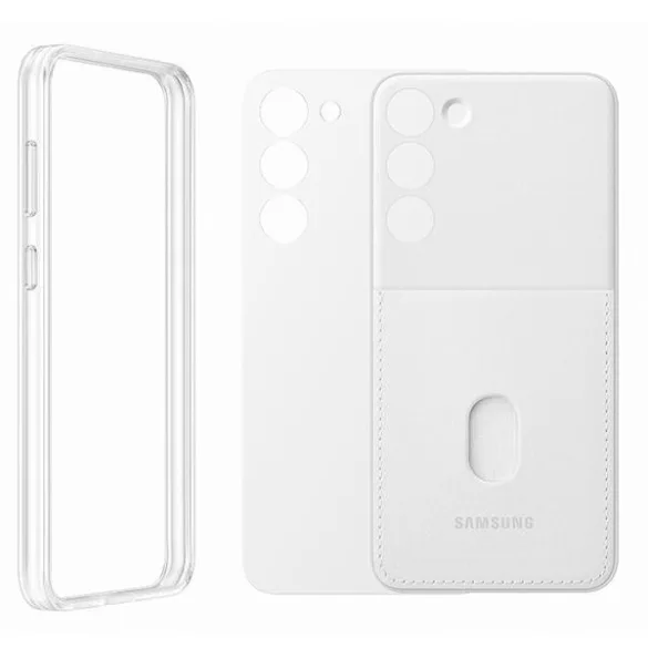 Samsung EF-MS916CW tok Samsung Galaxy Samsung Galaxy Samsung Galaxy S23+ S916 modellhez, fehér keretes tok